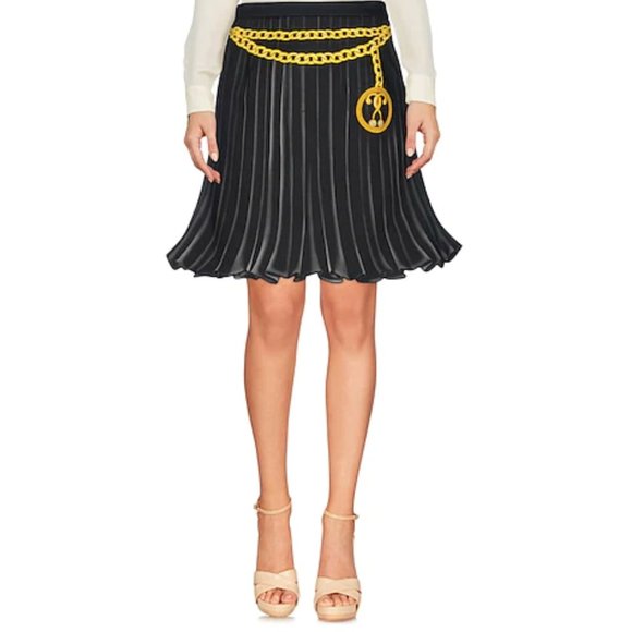 Moschino Dresses & Skirts - NWT: MOSCHINO | Black Caricature Knee-Length Skirt